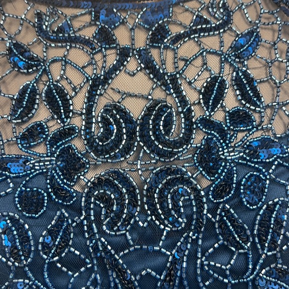 Brand new Theia cap sleeves beaded below the knee  dress - Picture 14 of 14